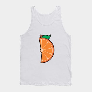 Couple Orange (girl) Tank Top